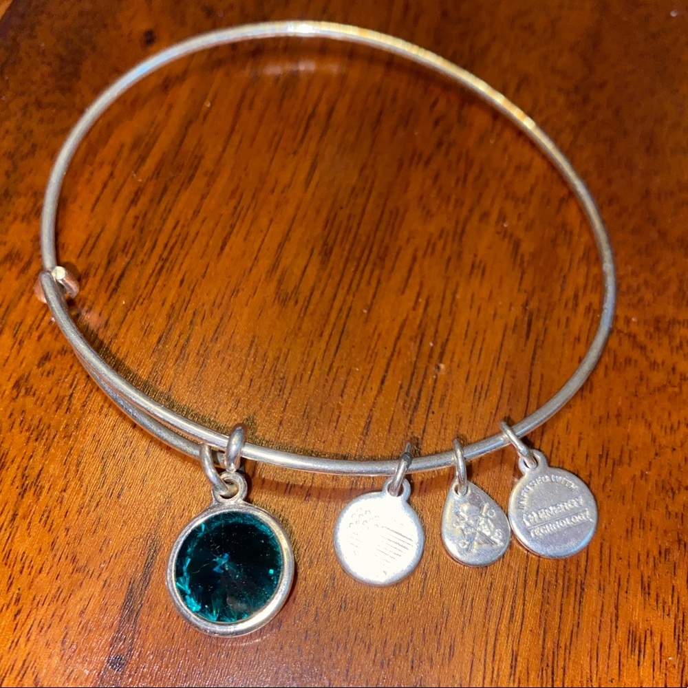 Emerald May Birthstone Alex and Ani Bracelet